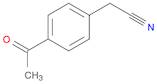 Benzeneacetonitrile, 4-acetyl-