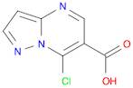 Pyrazolo[1,5-a]pyrimidine-6-carboxylic acid, 7-chloro-