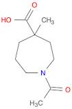 1H-Azepine-4-carboxylic acid, 1-acetylhexahydro-4-methyl-