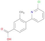 Benzoic acid, 4-(6-chloro-2-pyridinyl)-3-methyl-