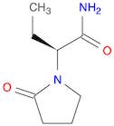1-Pyrrolidineacetamide, α-ethyl-2-oxo-, (αS)-