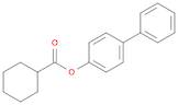 Cyclohexanecarboxylic acid, [1,1'-biphenyl]-4-yl ester