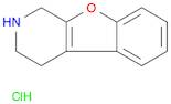 Benzofuro[2,3-c]pyridine, 1,2,3,4-tetrahydro-, hydrochloride (1:1)