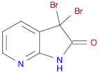 2H-Pyrrolo[2,3-b]pyridin-2-one, 3,3-dibromo-1,3-dihydro-