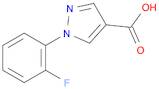 1H-Pyrazole-4-carboxylic acid, 1-(2-fluorophenyl)-