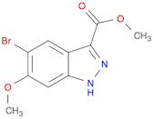 1H-Indazole-3-carboxylic acid, 5-bromo-6-methoxy-, methyl ester