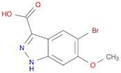1H-Indazole-3-carboxylic acid, 5-bromo-6-methoxy-