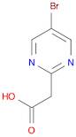 2-Pyrimidineacetic acid, 5-bromo-