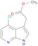 1H-Pyrrolo[2,3-b]pyridine-3-acetic acid, 4-chloro-, methyl ester