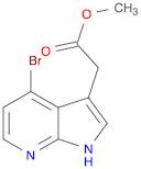 1H-Pyrrolo[2,3-b]pyridine-3-acetic acid, 4-bromo-, methyl ester