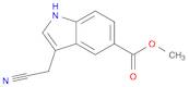 1H-Indole-5-carboxylic acid, 3-(cyanomethyl)-, methyl ester