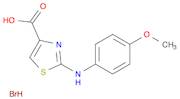 4-Thiazolecarboxylic acid, 2-[(4-methoxyphenyl)amino]-, hydrobromide (1:1)