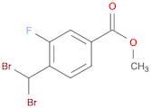Benzoic acid, 4-(dibromomethyl)-3-fluoro-, methyl ester