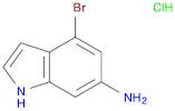 1H-Indol-6-amine, 4-bromo-, hydrochloride (1:1)