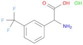 Benzeneacetic acid, α-amino-3-(trifluoromethyl)-, hydrochloride (1:1)