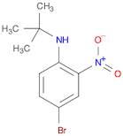 Benzenamine, 4-bromo-N-(1,1-dimethylethyl)-2-nitro-