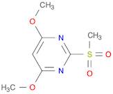 Pyrimidine, 4,6-dimethoxy-2-(methylsulfonyl)-