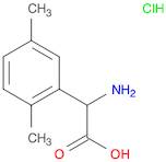 Benzeneacetic acid, α-amino-2,5-dimethyl-, hydrochloride (1:1)