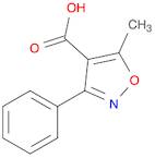 4-Isoxazolecarboxylic acid, 5-methyl-3-phenyl-