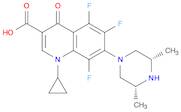 3-Quinolinecarboxylic acid, 1-cyclopropyl-7-[(3R,5S)-3,5-dimethyl-1-piperazinyl]-5,6,8-trifluoro...