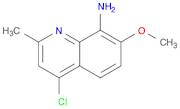 8-Quinolinamine, 4-chloro-7-methoxy-2-methyl-