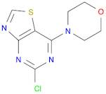 Thiazolo[4,5-d]pyrimidine, 5-chloro-7-(4-morpholinyl)-