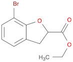 2-Benzofurancarboxylic acid, 7-bromo-2,3-dihydro-, ethyl ester