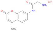 Acetamide, 2-amino-N-(4-methyl-2-oxo-2H-1-benzopyran-7-yl)-, hydrobromide (1:1)