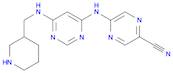 2-Pyrazinecarbonitrile, 5-[[6-[(3-piperidinylmethyl)amino]-4-pyrimidinyl]amino]-