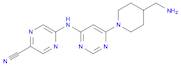 2-Pyrazinecarbonitrile, 5-[[6-[4-(aminomethyl)-1-piperidinyl]-4-pyrimidinyl]amino]-