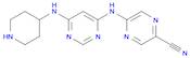 2-Pyrazinecarbonitrile, 5-[[6-(4-piperidinylamino)-4-pyrimidinyl]amino]-