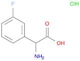 Benzeneacetic acid, α-amino-3-fluoro-, hydrochloride (1:1)