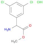 Benzeneacetic acid, α-amino-3,5-dichloro-, methyl ester, hydrochloride (1:1)