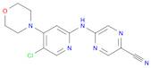 2-Pyrazinecarbonitrile, 5-[[5-chloro-4-(4-morpholinyl)-2-pyridinyl]amino]-