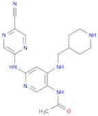Acetamide, N-[6-[(5-cyano-2-pyrazinyl)amino]-4-[(4-piperidinylmethyl)amino]-3-pyridinyl]-