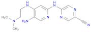 2-Pyrazinecarbonitrile, 5-[[5-amino-4-[[2-(dimethylamino)ethyl]amino]-2-pyridinyl]amino]-
