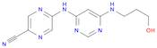 2-Pyrazinecarbonitrile, 5-[[6-[(3-hydroxypropyl)amino]-4-pyrimidinyl]amino]-