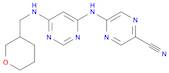 2-Pyrazinecarbonitrile, 5-[[6-[[(tetrahydro-2H-pyran-3-yl)methyl]amino]-4-pyrimidinyl]amino]-