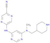 2-Pyrazinecarbonitrile, 5-[[6-[methyl(4-piperidinylmethyl)amino]-4-pyrimidinyl]amino]-