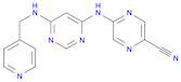 2-Pyrazinecarbonitrile, 5-[[6-[(4-pyridinylmethyl)amino]-4-pyrimidinyl]amino]-