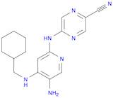 2-Pyrazinecarbonitrile, 5-[[5-amino-4-[(cyclohexylmethyl)amino]-2-pyridinyl]amino]-