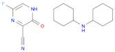 2-Pyrazinecarbonitrile, 6-fluoro-3,4-dihydro-3-oxo-, compd. with N-cyclohexylcyclohexanamine (1:1)