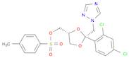 1,3-Dioxolane-4-methanol, 2-(2,4-dichlorophenyl)-2-(1H-1,2,4-triazol-1-ylmethyl)-, 4-(4-methylbenzenesulfonate), (2R,4R)-rel-
