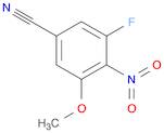 Benzonitrile, 3-fluoro-5-methoxy-4-nitro-