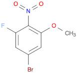 Benzene, 5-bromo-1-fluoro-3-methoxy-2-nitro-