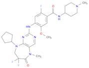 Benzamide, 4-[(9-cyclopentyl-7,7-difluoro-6,7,8,9-tetrahydro-5-methyl-6-oxo-5H-pyrimido[4,5-b][1,4]diazepin-2-yl)amino]-2-fluoro-5-methoxy-N-(1-methyl-4-piperidinyl)-