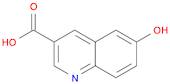 3-Quinolinecarboxylic acid, 6-hydroxy-