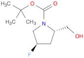 1-Pyrrolidinecarboxylic acid, 4-fluoro-2-(hydroxymethyl)-, 1,1-dimethylethyl ester, (2S,4R)-