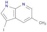 1H-Pyrrolo[2,3-b]pyridine, 3-iodo-5-methyl-