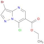 Pyrazolo[1,5-a]pyrimidine-6-carboxylic acid, 3-bromo-7-chloro-, ethyl ester